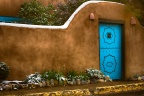 Blue Door on Adobe