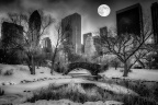 Moonrise Over New York City 
